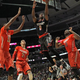 Emmanuel Mudiay, No. 0 of the West Team, goes up for a shot during the 2014 McDonald’s All American Game at the United Center in Chicago April 2, 2014.
Jonathan Daniel/Getty Images